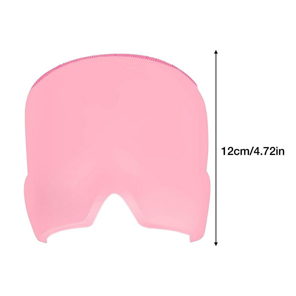 Migraine Relief Hat | Ice Pack Headache Relief Gel Eye Mask | Cold Therapy Migraine Face Mask Elastic Bag