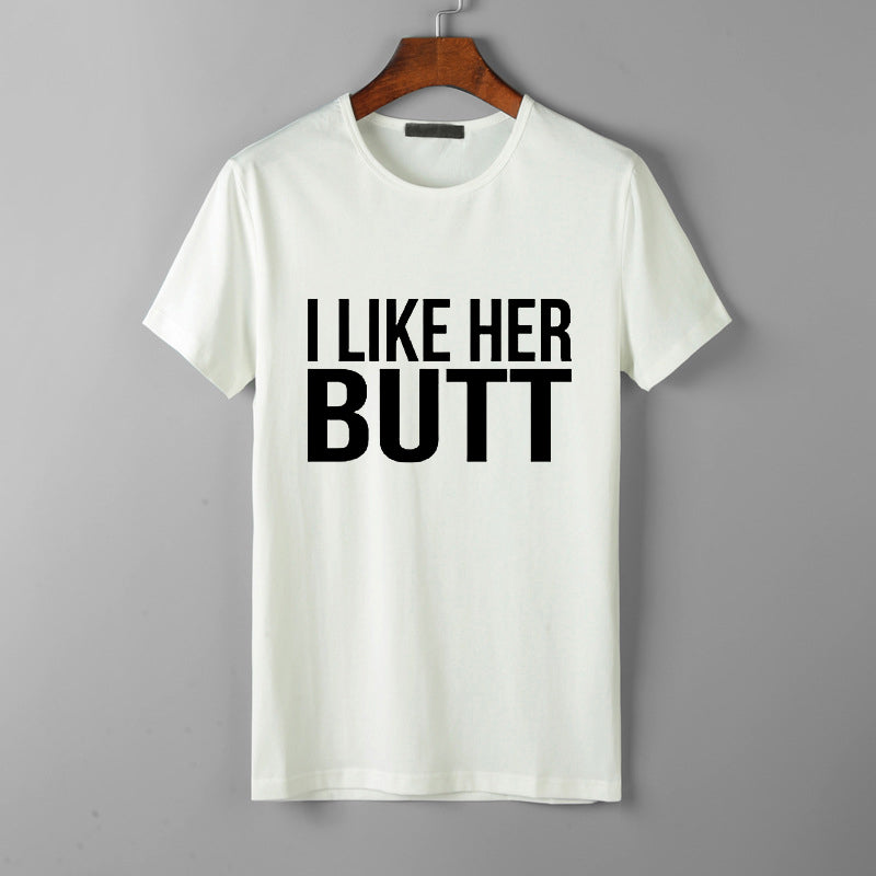 Look Good Lovers T-Shirt His Beard & Her Butt T-shirts - Vintage tees for Women