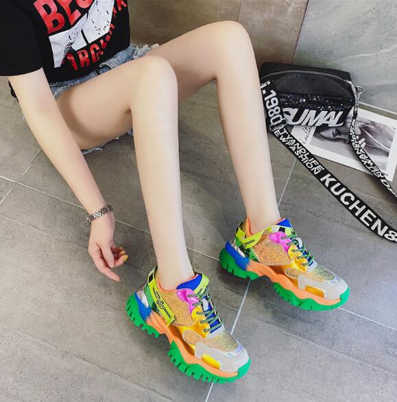 Europe station color Torre shoes | women super fire jelly sneakers - Vintage tees for Women