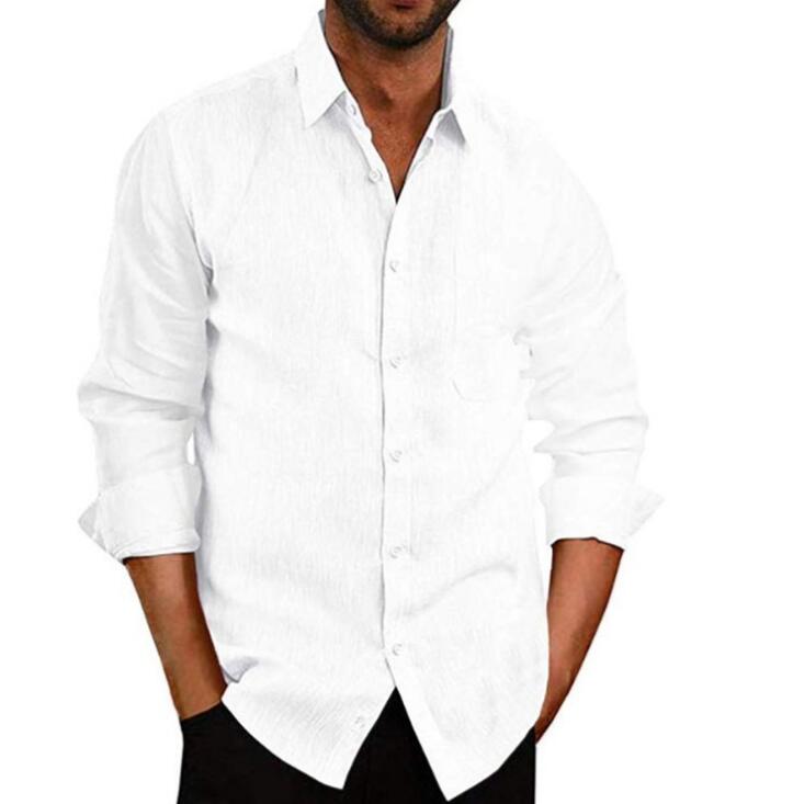Short Sleeve Shirt Men Lapel Neck Button Pockets Solid Male Blouse Tops Men Brand Clothes - Vintage tees for Women