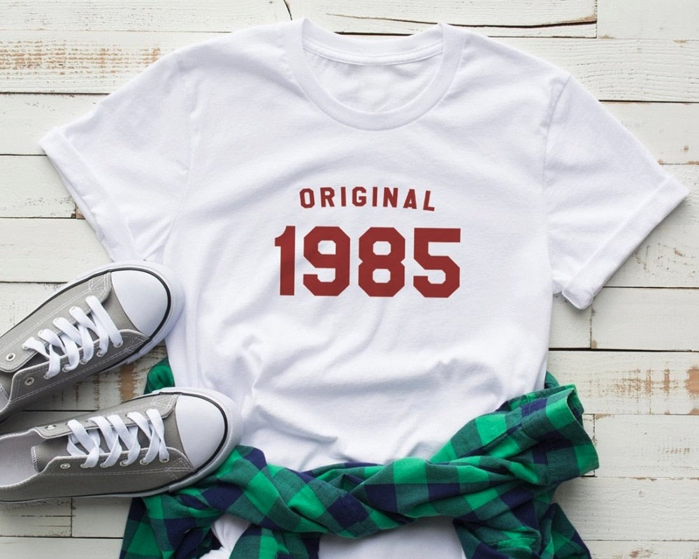 38th birthday T-shirt gift | Unisex Cotton T-Shirts | 1985 T-shirt - Vintage tees for Women