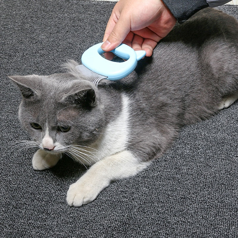 Elastic Soft Needle Comb | Pet Hair Removal Massaging Shell Comb | PET Massage Brush - Vintage tees for Women