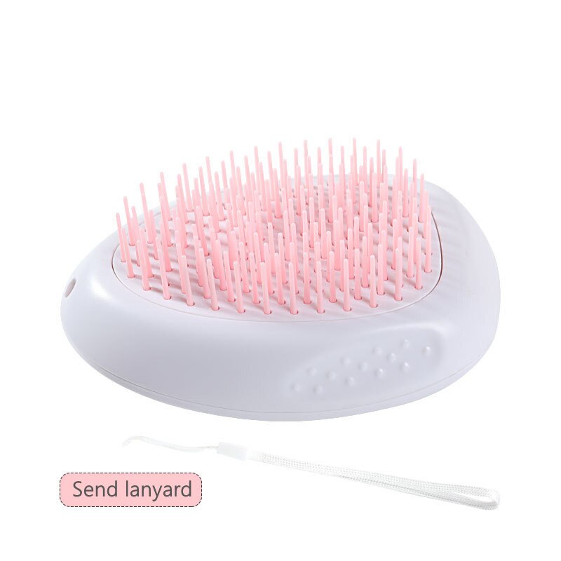 Cat Pet Cleaning Brush One-click Hair Removal Cat Hair Cleaner Dog Hair Comb Pet Bathing Massage Cat Comb - Vintage tees for Women
