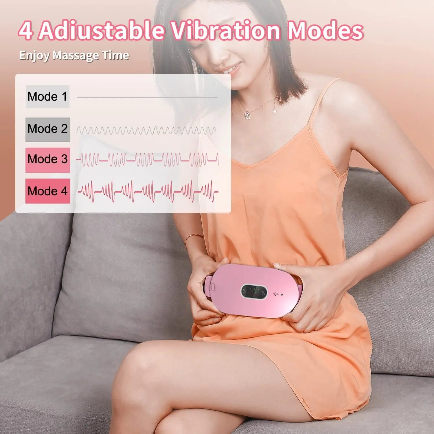 Electric Pain Relief Device | Women Menstrual Heating Pad | Abdominal Massager