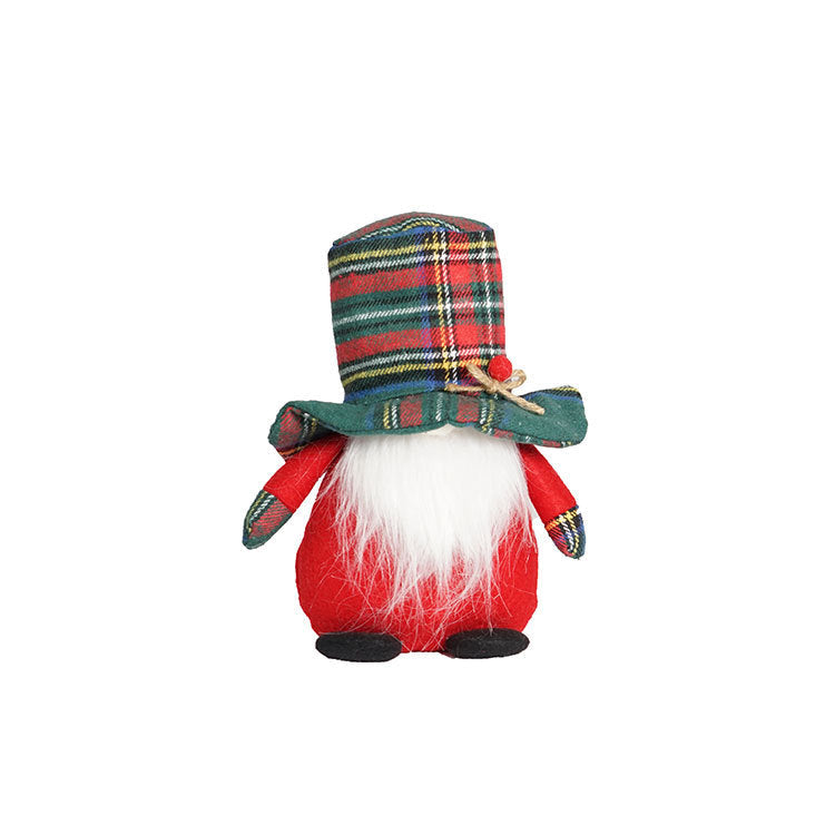 Lucky Snow New Christmas Decorations Forest Old Man Rudolph Faceless Doll Doll Short Leg Dwarf - Vintage tees for Women