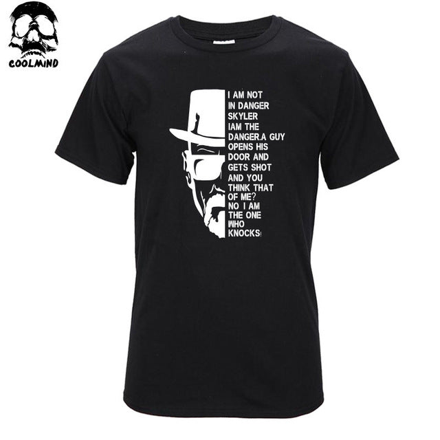 Top quality COTTON Neck Breaking Bad Men T Shirt Short Sleeve Heisenberg Print T Shirt For Men - Vintage tees for Women