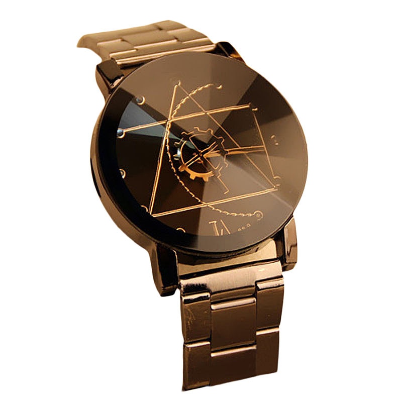 Watch Stainless Steel Watch for Man | Quartz Analog Wrist Watch - Vintage tees for Women