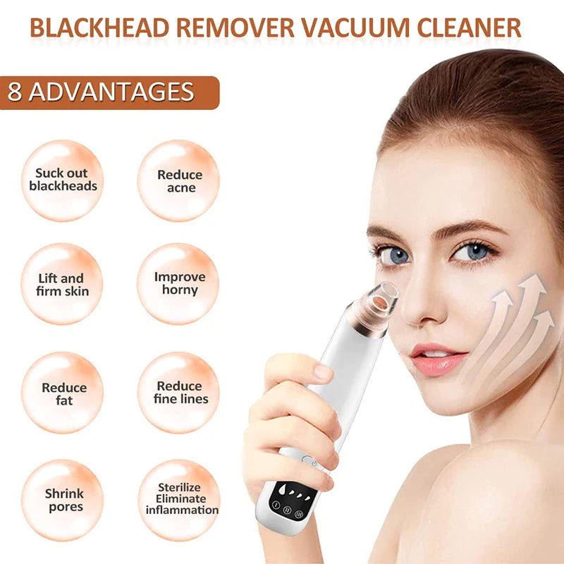 Pore cleaner blackhead remover vacuum | Black heads Acne Pimple Removal | black dot Removal