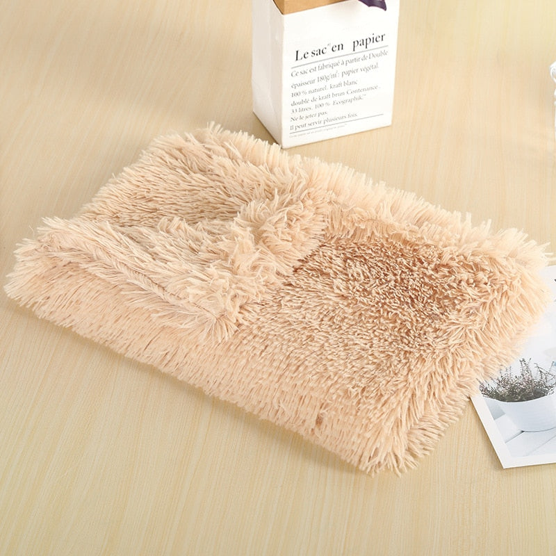 Fluffy Plush Dog & Cats Blanket | Pet Sleeping Mat Cushion Mattress Extra Soft Warm | Blankets for Small Medium Large Dogs & Cats - Vintage tees for Women