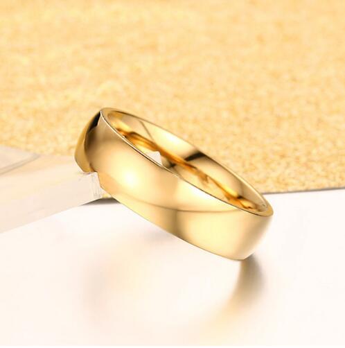 Vnox 6mm Classic Wedding Ring for Men Women - Vintage tees for Women