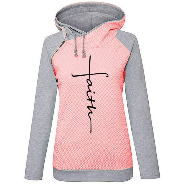Faith Print Shirt Women T-Shirt - Vintage tees for Women