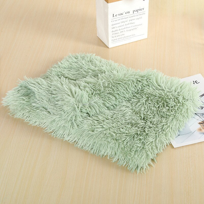 Fluffy Plush Dog & Cats Blanket | Pet Sleeping Mat Cushion Mattress Extra Soft Warm | Blankets for Small Medium Large Dogs & Cats - Vintage tees for Women