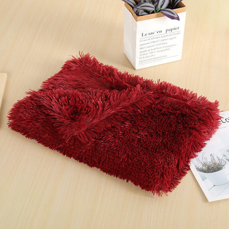 Fluffy Plush Dog & Cats Blanket | Pet Sleeping Mat Cushion Mattress Extra Soft Warm | Blankets for Small Medium Large Dogs & Cats - Vintage tees for Women