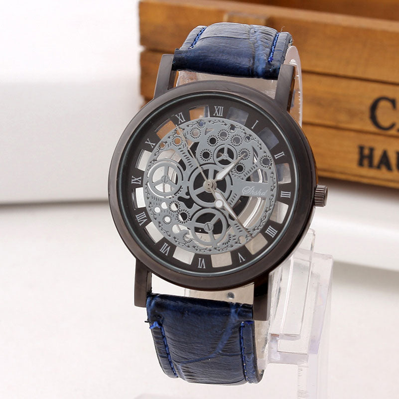 Fashion Business Skeleton Watch | Dress Quartz Wristwatch - Vintage tees for Women