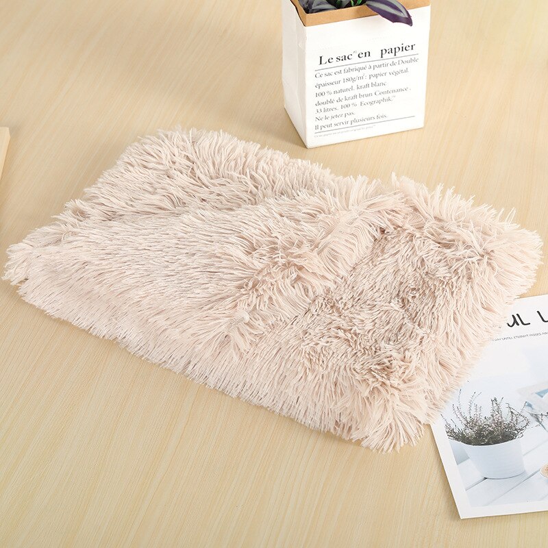 Fluffy Plush Dog & Cats Blanket | Pet Sleeping Mat Cushion Mattress Extra Soft Warm | Blankets for Small Medium Large Dogs & Cats - Vintage tees for Women