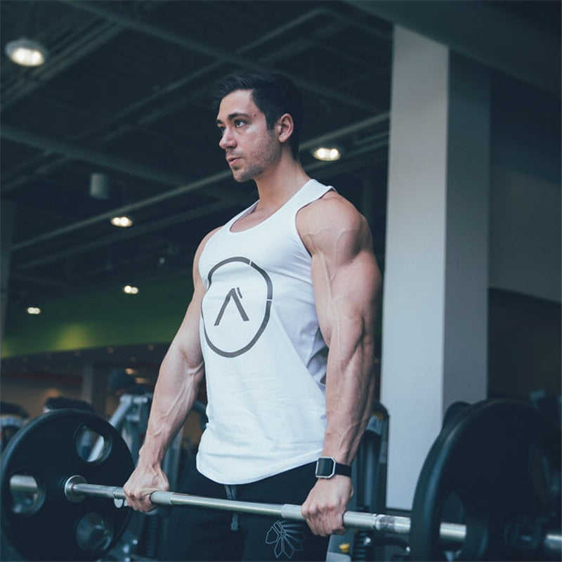 Vest bodybuilding clothing and fitness men undershirt tank tops tops golds men undershirt - Vintage tees for Women