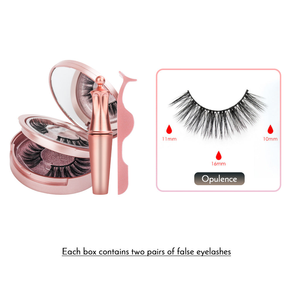 Double Layer Magnetic False Eyelashes & Magnetic Eyeliner | 5 Magnets Natural Soft Fake Eyelashes Extension 2 Pairs with Tweezers - Vintage tees for Women
