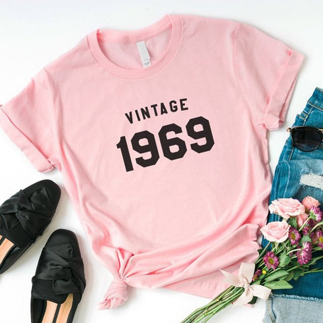 Vintage 1969 Birthday T-Shirt | 54th Birthday Party T-Shirt - Vintage tees for Women